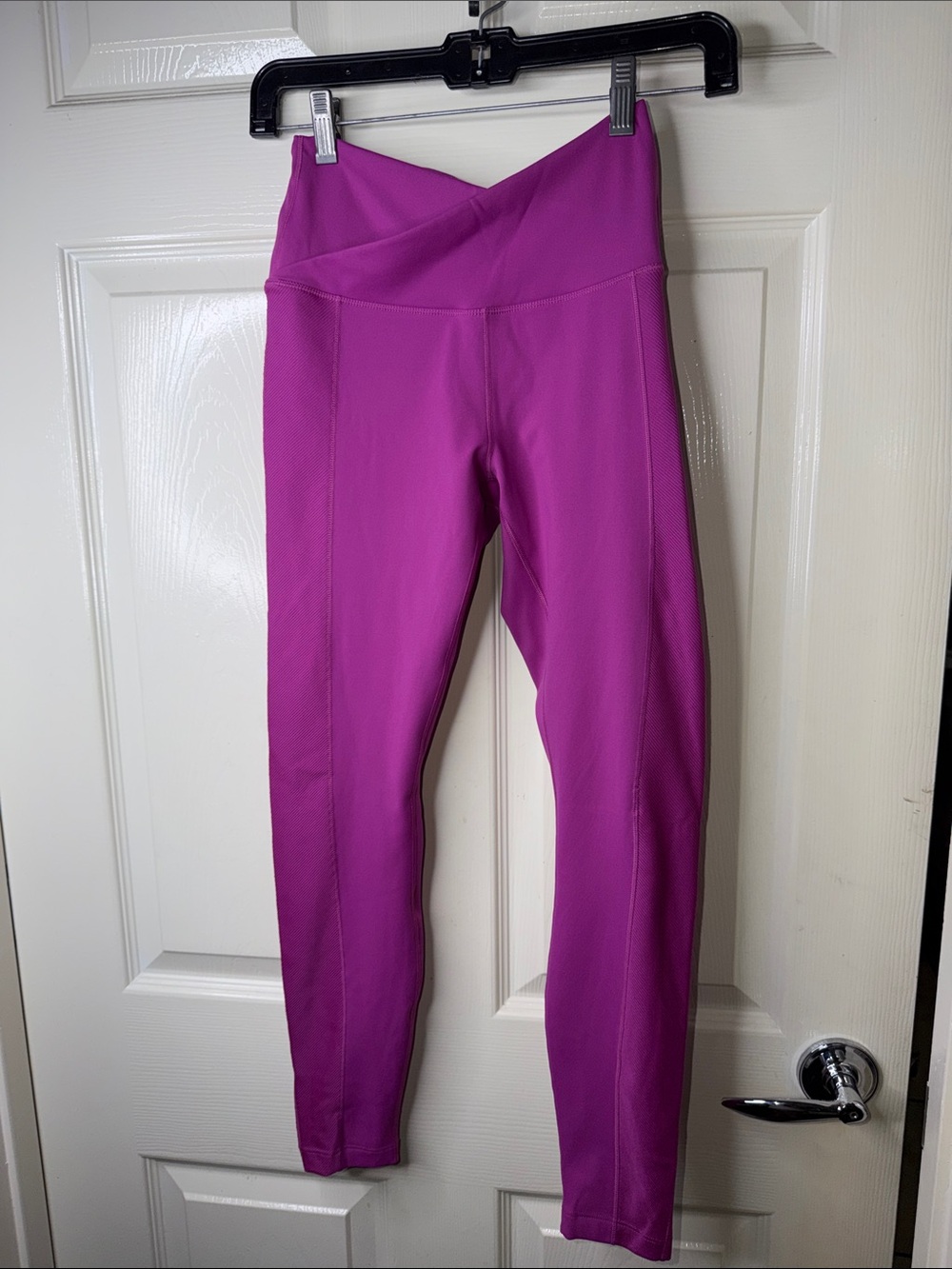 Nike V-Cross Waist Purple Active Leggings